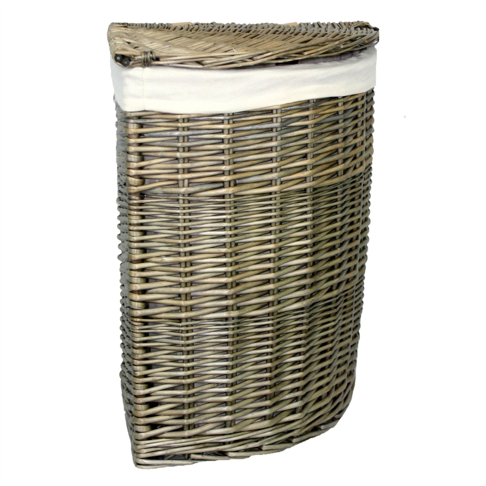 002a0c43-d725-48a9-b44e-f43a28264ffd.jpg Corner Laundry Basket - Antique Wash - Image 2