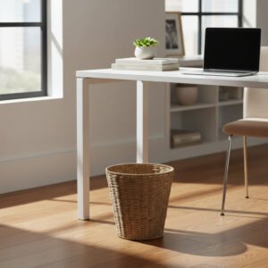 Cascade Heights Seagrass Round Waste Paper Basket