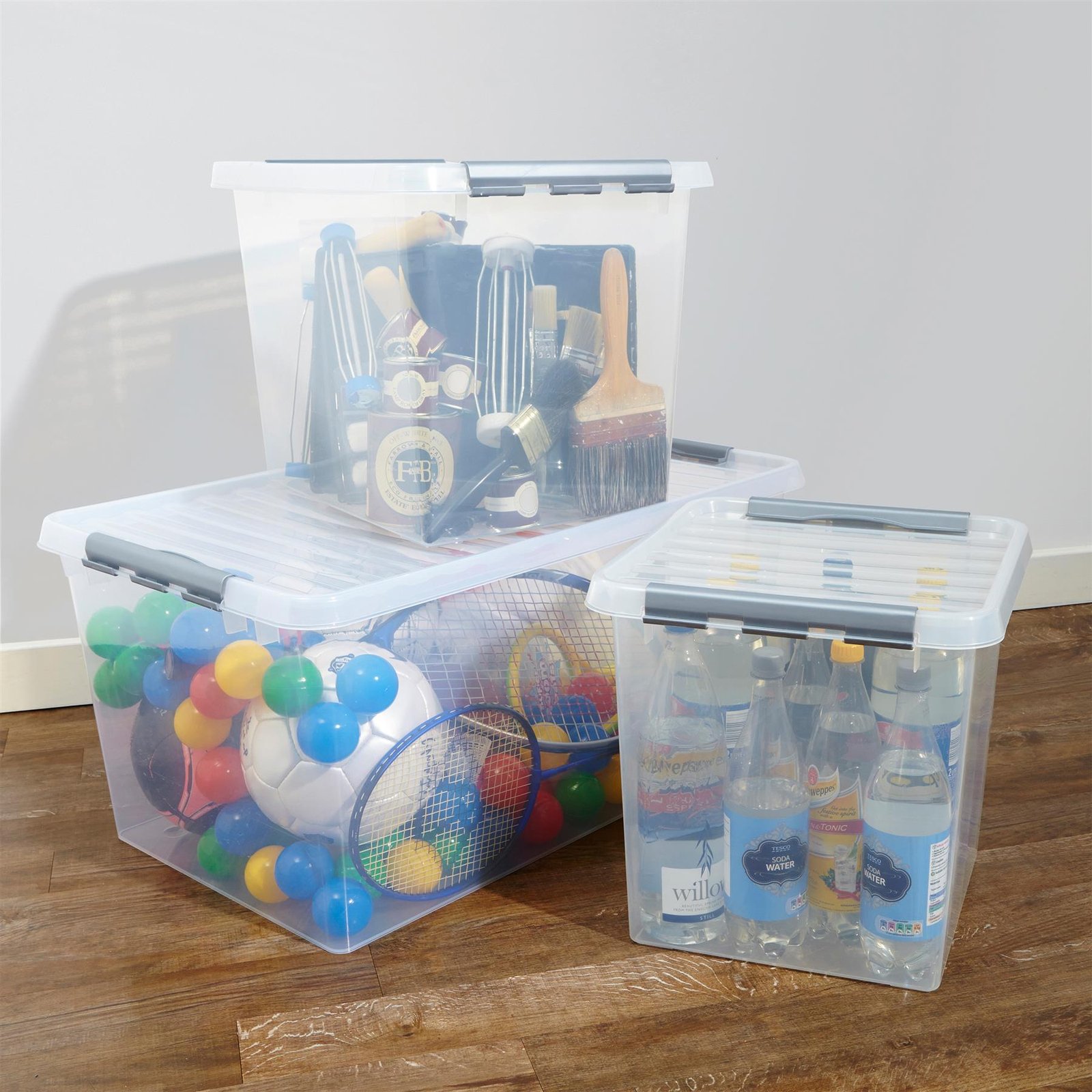 3ee8c101-1e5f-4316-bb8f-9f119ad0599b.jpg Lidded Plastic Toy Storage Box - 52Ltr - Image 2