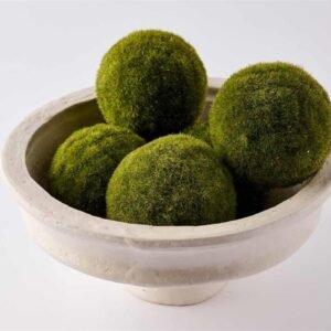 Faux Forest Moss Decorative Balls