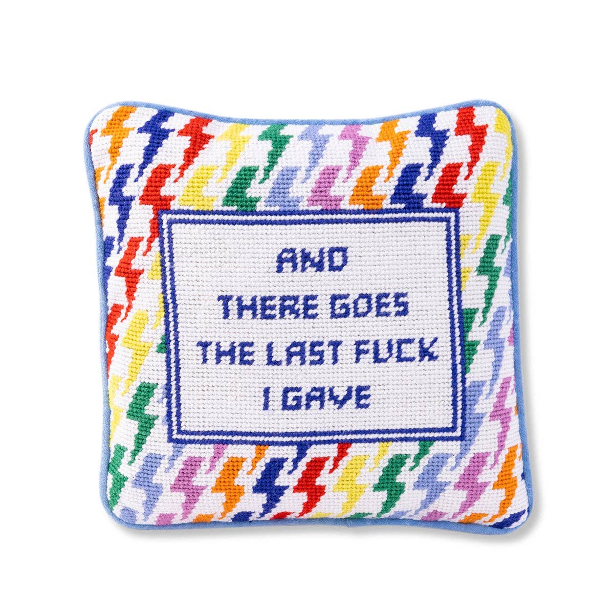 72fed2e8dfe8728639f6f1278c1279ac8ae4140726ed6a966daf27ed4a200614.jpg There Goes The Last F*ck Needlepoint Pillow