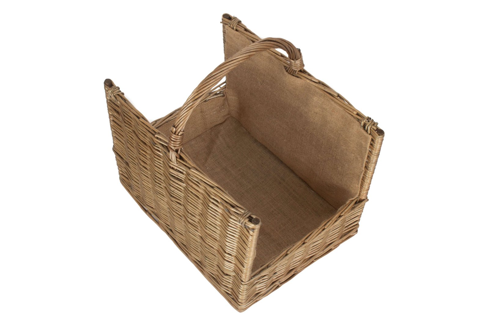 8921-raw.jpg Handmade Contemporary Log Basket With Lining - Image 4