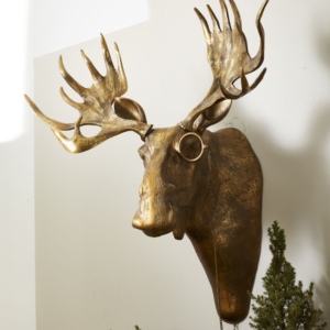 Smoky Valley Eugene the Moose Wall Mount - Whimsical Oversized Wall Decor