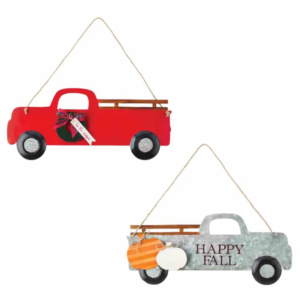 Reversible Tin Truck Door Hang