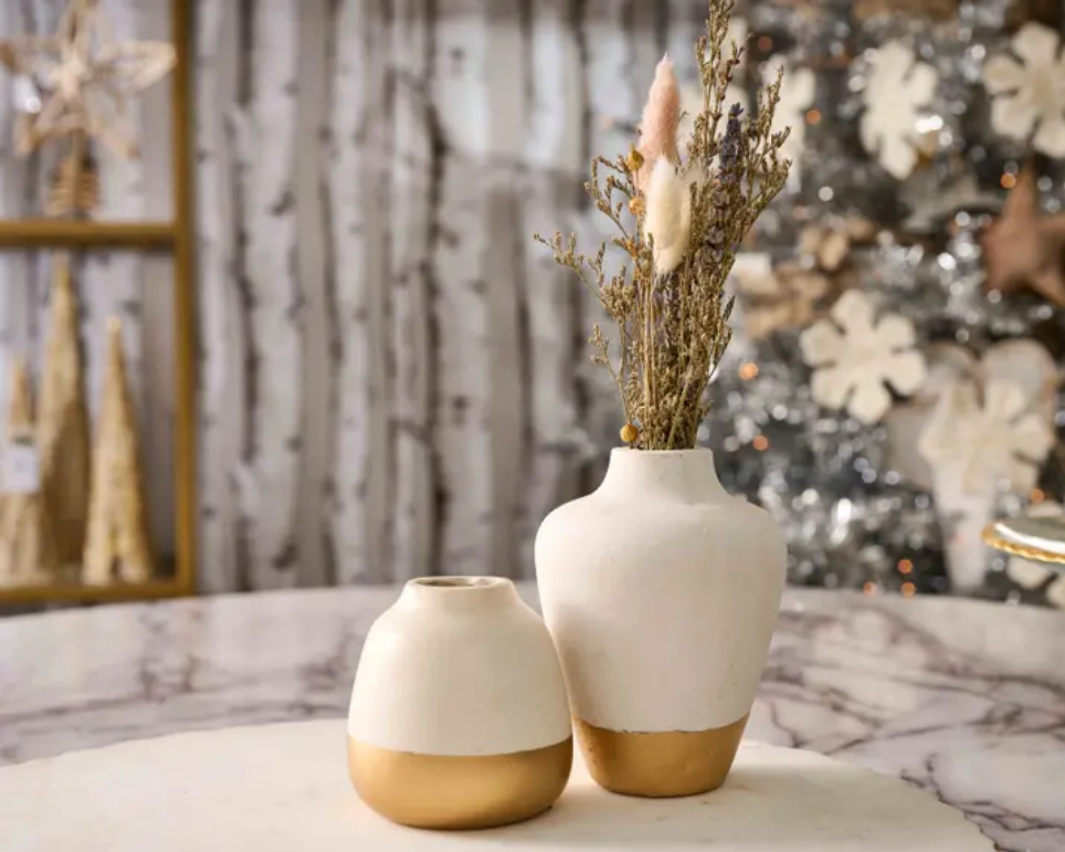 Screenshot2022-10-18at12-47-41MediumGoldBudVaseMudPie.png Paper Mache Gold Bud Vases - Image 2