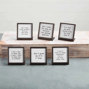 Metal Saying Plaque