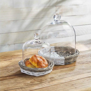 Glass & Willow Cloche Nested Set