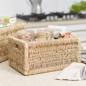 Cascade Heights Seagrass Basket - Small