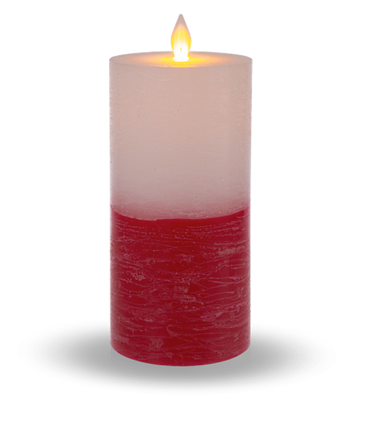 ardx1478.png Luxury Lite Red and White/Green and White LED Wax Pillar Candle - Image 4