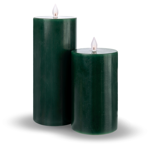 ardx1484_inc.png Luxury Lite Winter Green Wax LED Pillar Candle - Image 3