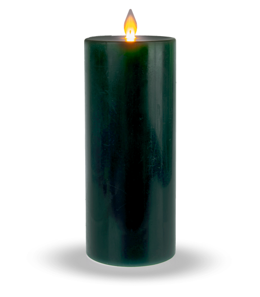ardx1485.png Luxury Lite Winter Green Wax LED Pillar Candle - Image 5
