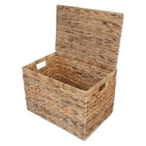 Cascade Heights Lidded Storage Chest - Water Hyacinth