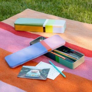 Cascade Heights Rectangular Metal Storage Tin