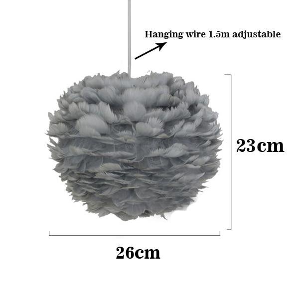 Feather Pendant Lights Hanglamp Pendant Lamp Nordic Design Lustre Vintage Loft Decor Dining Room Kitchen Home Light Fixtures LED - Image 4