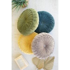 Tufted Velvet 16?? Round Pillows
