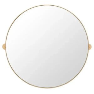 Smoky Valley Eldia Iron Mirror in Gold