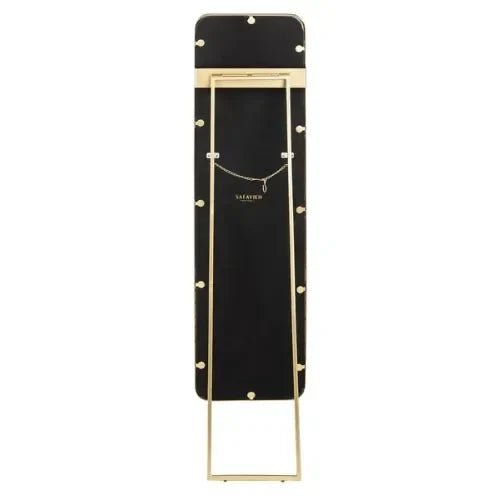 mrr3003a-back.jpg Lerna Iron Mirror in Brushed Brass - Image 3