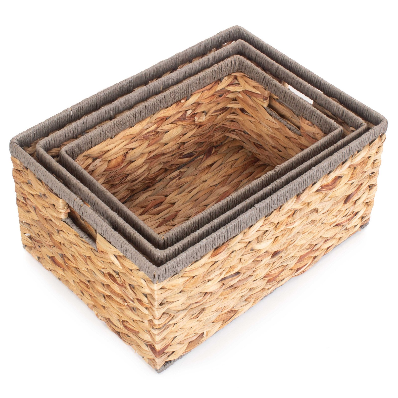 pic_9595_3_60e462bd623c6_d4de069c-c6c8-438d-8056-82d97bda9706.jpg Set Of 3 Water Hyacinth Baskets - Image 4