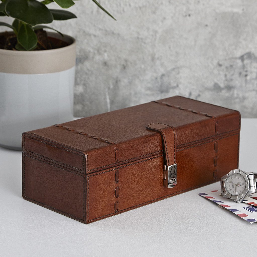 pic_9687_3_65d376e9b6559.jpg Watch Storage Box Leather (Perfectly Imperfect) - Image 2