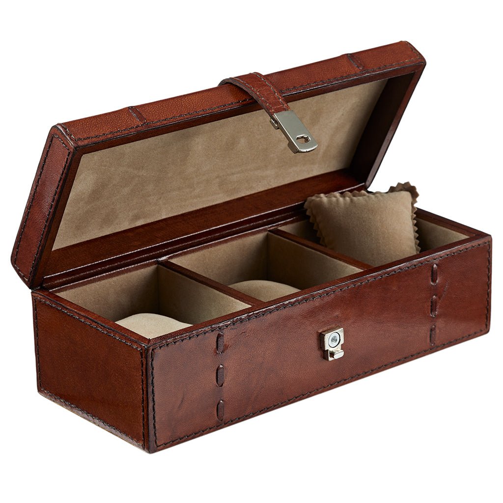 pic_9687_3_65d3770a5611d.jpg Watch Storage Box Leather (Perfectly Imperfect) - Image 3