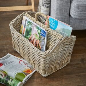 Cascade Heights Magazine Rack Rattan