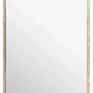 Trish Iron Mirror in Brass