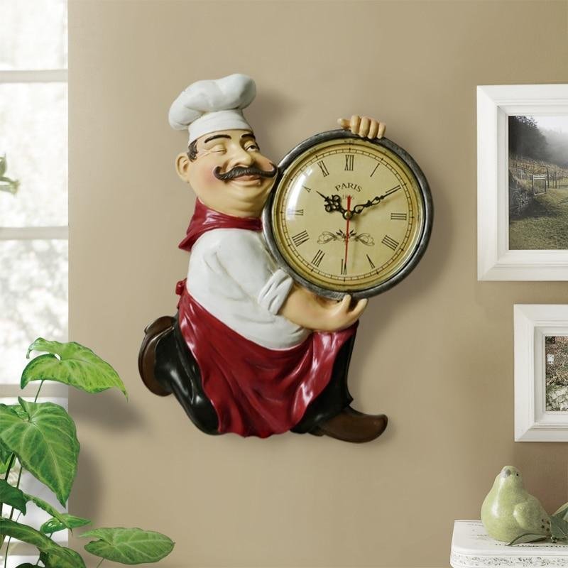 vintage-italian-chef-wall-clock-201549.jpg Vintage Italian Chef Wall Clock