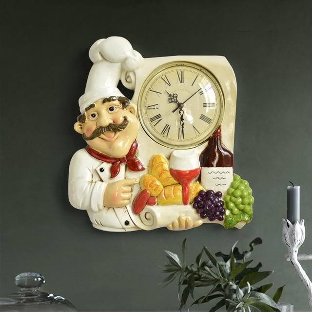 vintage-italian-chef-wall-clock-643210.jpg Vintage Italian Chef Wall Clock - Image 4