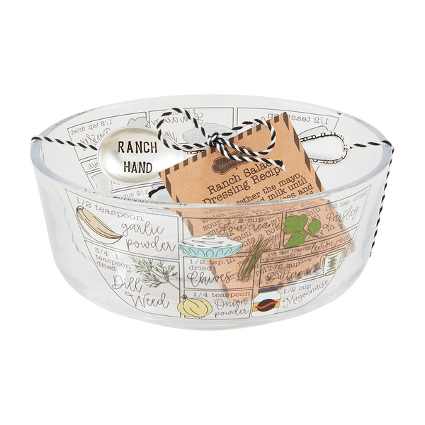webimage-4FAC2DDB-F24D-4619-9B74FFF05CF3D7D2.png Ranch Dressing Glass Tidbit 2-piece set - Image 2